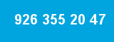 926 355 20 47